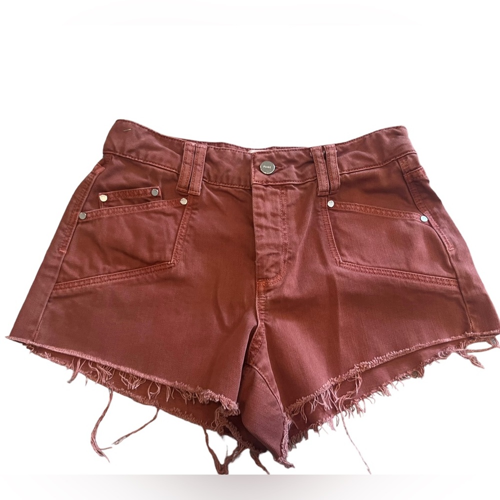 NWOT Paige Mayslie Denim Shorts Size 25 - Picture 5 of 5